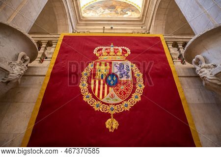Palacio Real Royal Palace Of Madrid Official Residence Of Royal Family Of Spain On 6 December 2022
