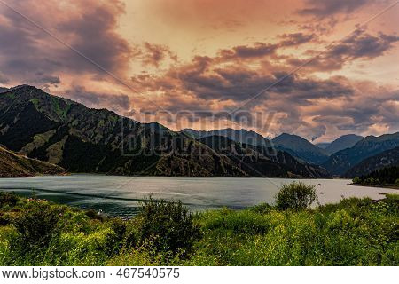 Landscape Of Tianshan Tianchi Scenic Area, Xinjiang, China