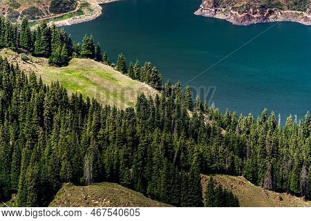 Landscape Of Tianshan Tianchi Scenic Area, Xinjiang, China