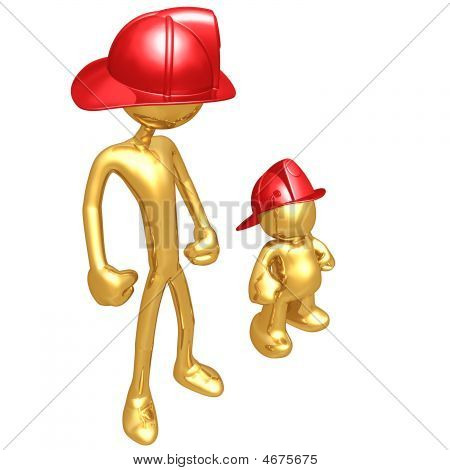Original And Cheap Knock Off Firefighter