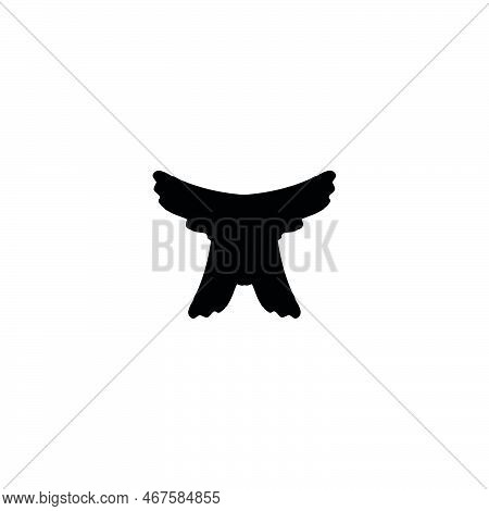 Chine Or Japan Temple Icon. Simple Style Poster Background Symbol. Temple Brand Logo Design Element.