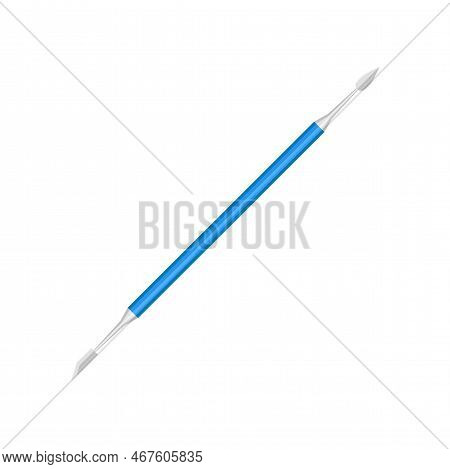 Periosteal Elevator Vector Illustration. Cartoon Drawing Of Dentist Tool, Teeth Cleaning Equipment I