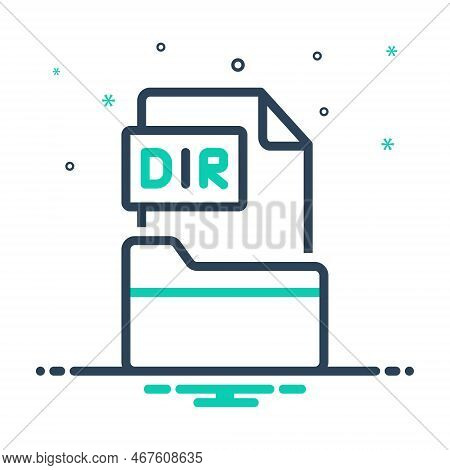 Mix Icon For Dir Document Folder Doc Archive File Data