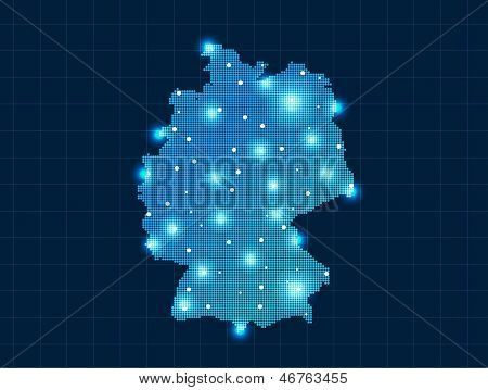 Pixelkarte Deutschland