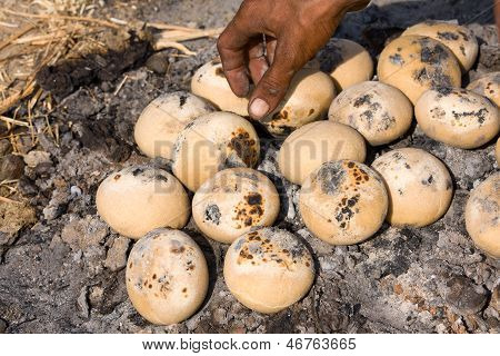 Cottura del pane indiano