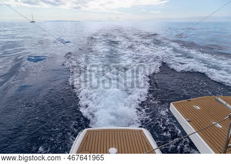 Madeira Island, Portugal - August 25, 2021: This Is A View Of The Atlantic Ocean And The Uninhabited