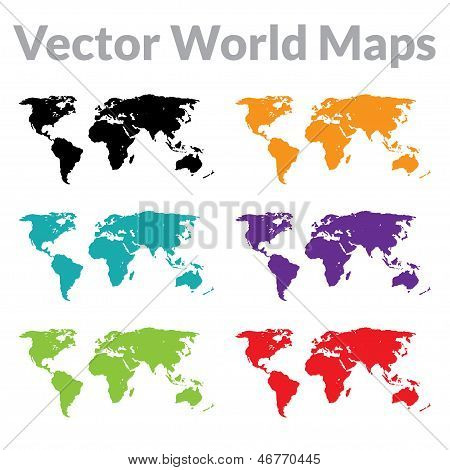 矢量世界地图