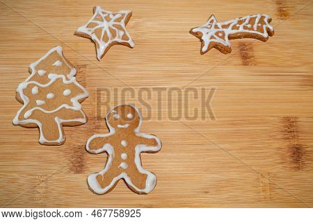 Mr Cookie On A Board With A Place For The Inscription