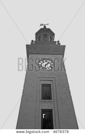 Clock Tower B And W