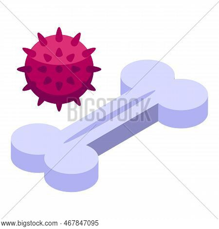 Dog Bone Icon Isometric Vector. Wild Animal. Safari Predator