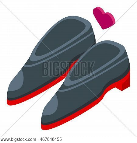 Trend Like Shoes Icon Isometric Vector. Business Future. New Manager