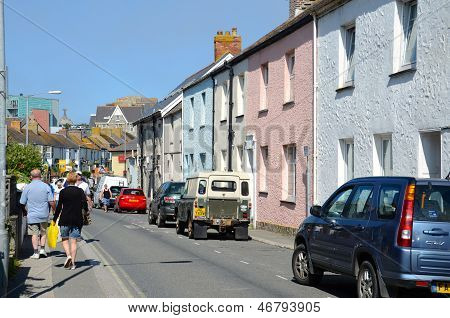 Színes házak, Fore Street, Newquay