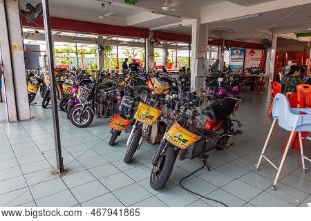 Pulau Ketam, Malaysia - December 26, 2022: Pulau Ketam Translated, Means Crab Island, It Is A Small 