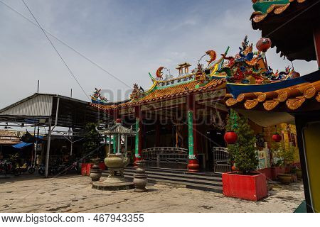 Pulau Ketam, Malaysia - December 26, 2022: Pulau Ketam Translated Means Crab Island, It Is A Small I