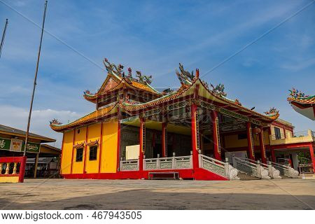 Pulau Ketam, Malaysia - December 26, 2022: Pulau Ketam Translated Means Crab Island, It Is A Small I