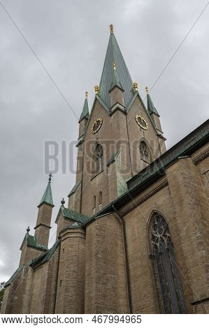 View Of The Linkoping Cathedral, Linkoping, Sweden