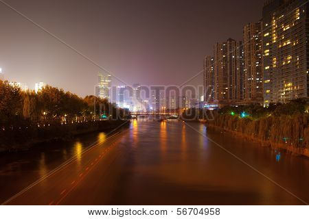 Great canal in Hangzhou. China.