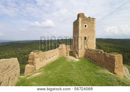 ทาวเวอร์ San Cristobal ใน Daroca ประเทศสเปน