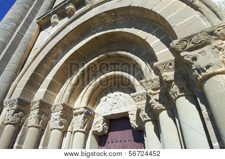 Église de Santiago de Aguero, Espagne