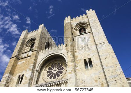 Santa Maria Maior Kathedrale von Lissabon, Portugal