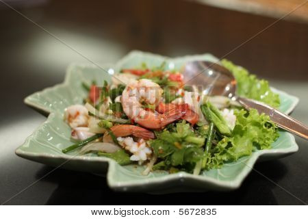Cibo thai insalata Mix