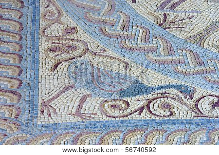 Mosaico nelle rovine romane di Conimbriga, Las Beiras, Portogallo