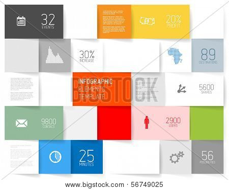 Vector abstracte pleinen achtergrond afbeelding / infographic sjabloon met plaats voor uw inhoud