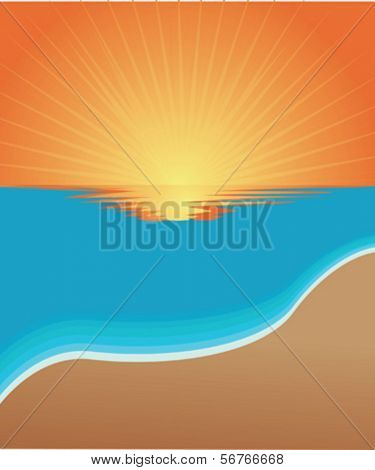 Beach sunset