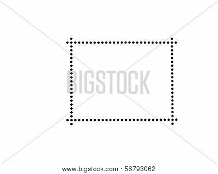 Background From Reverse Side Of Postage Stamp