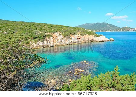Rocks And Blue Water