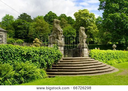 Rear Gateway To The Formal Gardens Of Pollok House, In Pollok Estate, Glasgow
