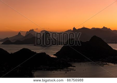 Beautiful Rio de Janeiro Sunset