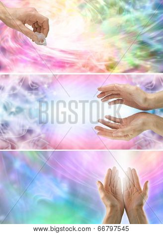 Colour Healing Website Banners