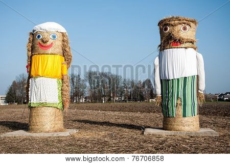 Figurine after harvest