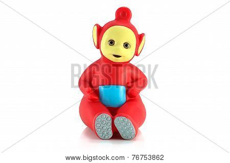 Po The Green Alian Teletubby Character From Teletubbies