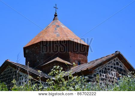 Detail Of The Church In Sevanavank, Sevan Lake