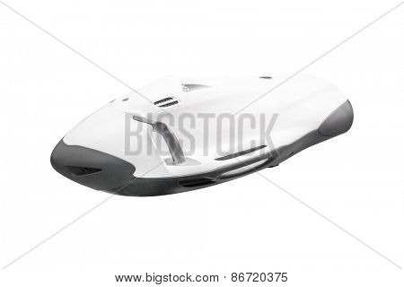 Underwater scooter under the white background