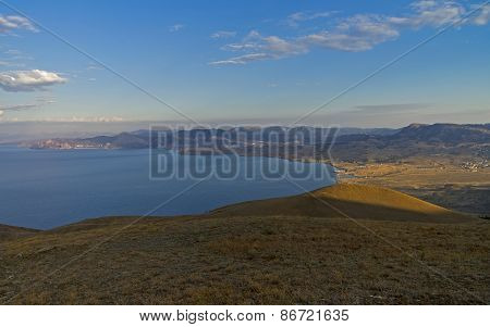Panorama Of The Black Sea Coast. Crimea.