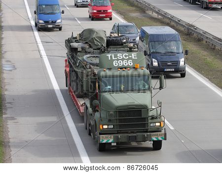 Dragoon Ride - US Army Convoy Drives Through Czech Republic