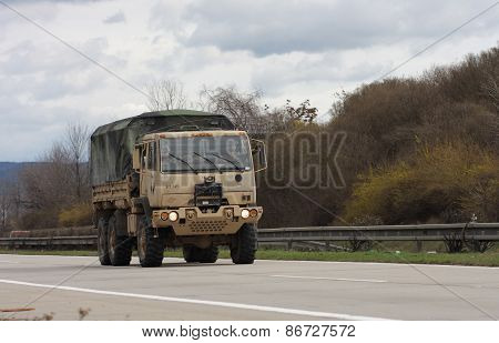 Dragoon Ride - US Army Convoy Drives Through Czech Republic