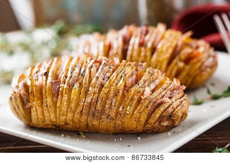 Hasselback potatoes