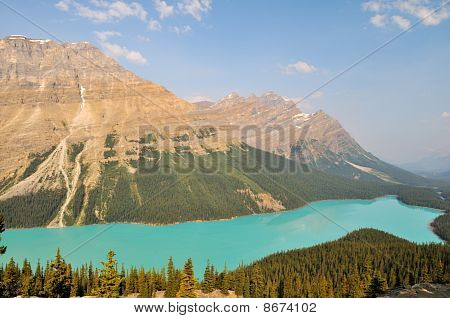 Peyto Lake en el Parque Nacional de Banff