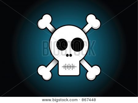 Skull og krydsede