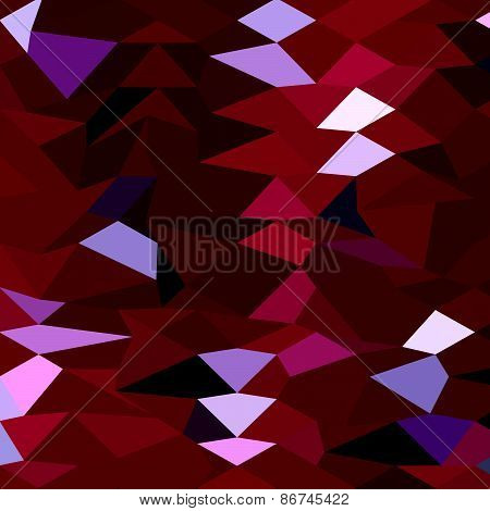 Carmine Red Abstract Low Polygon Background