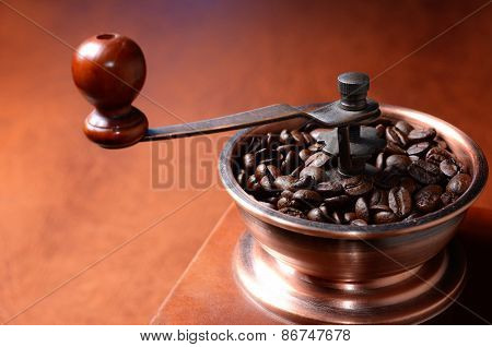 Coffee in the mill