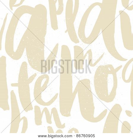 Seamless Pattern Letters