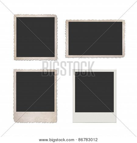 Retro Photo Frames / EPS10 Vector Illustration /