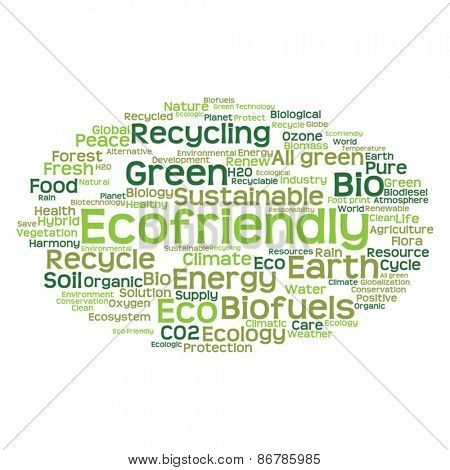 Vector concept or conceptual abstract green ecology and conserva