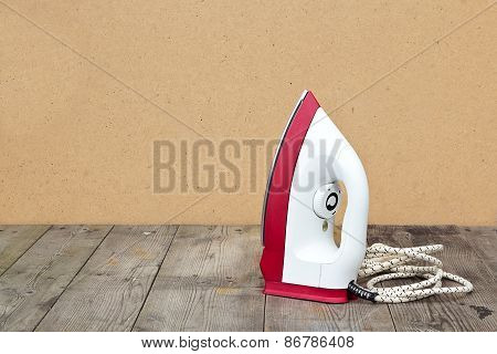 Retro Iron On Rusty Vintage Background