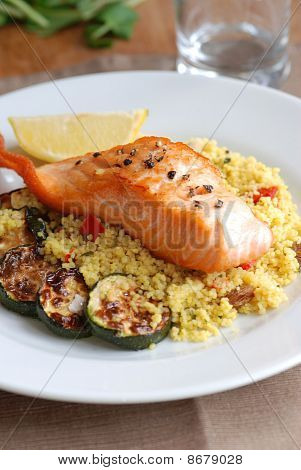 Laks med couscous